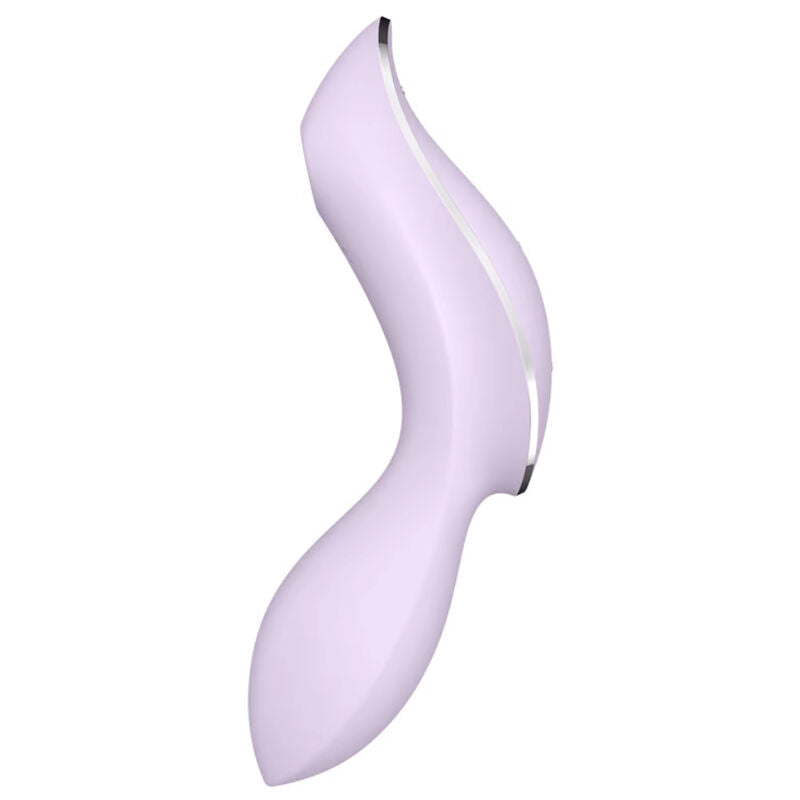 SATISFYER - CURVY TRINITY 2 AIR PULSE VIBRATOR BLACK - My naughty haven #