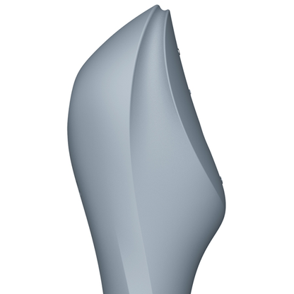 SATISFYER - CURVY TRINITY 3 AIR PULSE VIBRATOR GREY - My naughty haven #