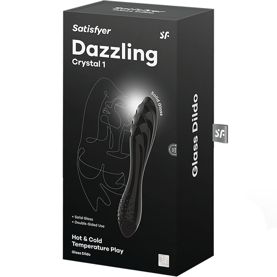 SATISFYER - DAZZLING CRYSTAL BLACK - My naughty haven #