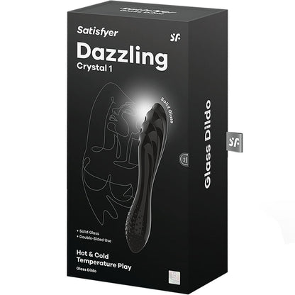 SATISFYER - DAZZLING CRYSTAL BLACK - My naughty haven #