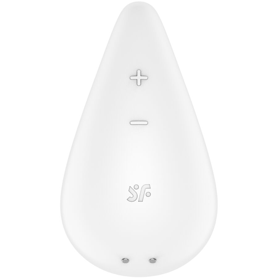 SATISFYER - DEW DROP VIBRATOR LAY-ON WHITE - My naughty haven #
