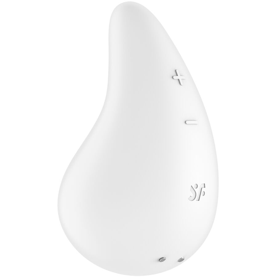 SATISFYER - DEW DROP VIBRATOR LAY-ON WHITE - My naughty haven #