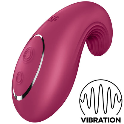 SATISFYER - DIPPING DELIGHT LAY-ON VIBRATOR RED - My naughty haven #