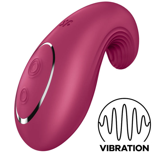 SATISFYER - DIPPING DELIGHT LAY-ON VIBRATOR RED - My naughty haven #