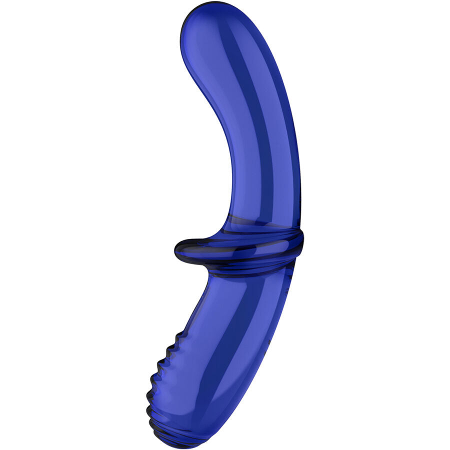 SATISFYER - DOUBLE CRYSTAL DILDO TRANSPARENT - My naughty haven #