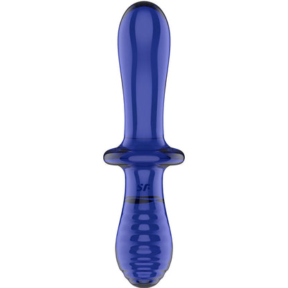 SATISFYER - DOUBLE CRYSTAL DILDO TRANSPARENT - My naughty haven #