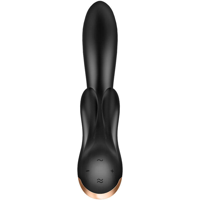 SATISFYER - DOUBLE FLEX VIBRATOR APP WHITE - My naughty haven #