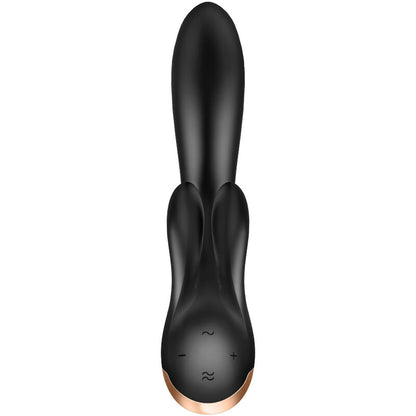SATISFYER - DOUBLE FLEX VIBRATOR APP WHITE - My naughty haven #