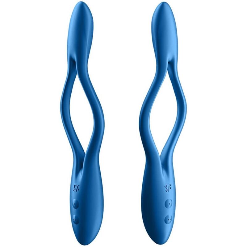 SATISFYER - ELASTIC GAME MULTI VIBRATOR BLUE - My naughty haven #