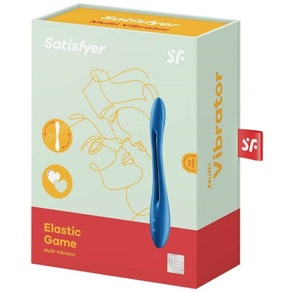 SATISFYER - ELASTIC GAME MULTI VIBRATOR BLUE - My naughty haven #