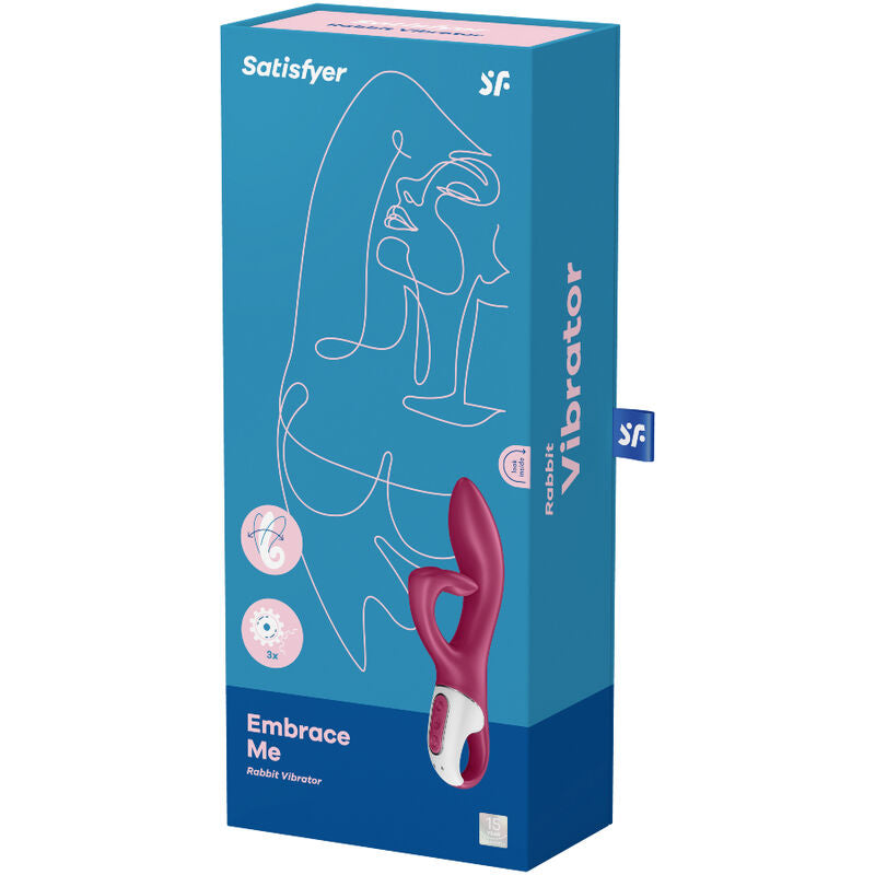SATISFYER - EMBRACE ME GSPOT VIBRATOR BERRY - My naughty haven #