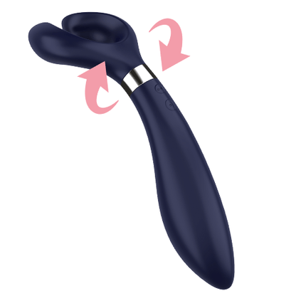 SATISFYER - ENDLESS FUN MULTI VIBRATOR 3 BLUE - My naughty haven #