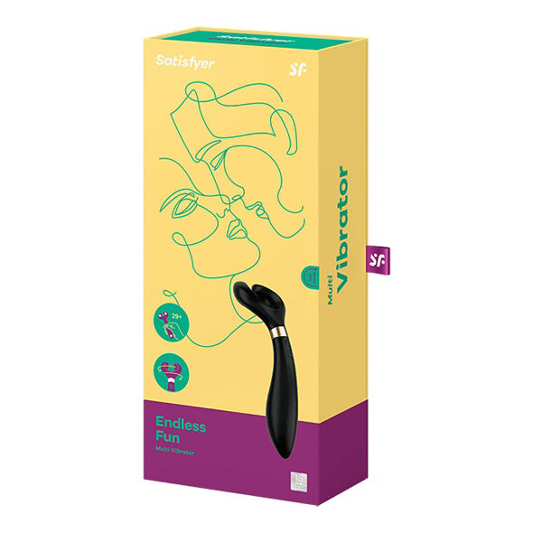 SATISFYER - ENDLESS FUN MULTI VIBRATOR 3 BLUE - My naughty haven #