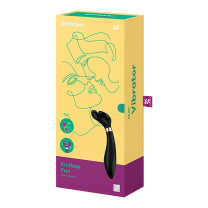 SATISFYER - ENDLESS FUN MULTI VIBRATOR 3 BLUE - My naughty haven #