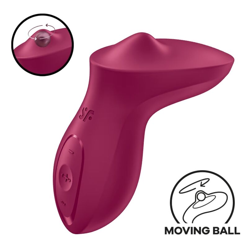 SATISFYER - EXCITERRR LAY-ON CLITORIS BERRY VIBRATOR - My naughty haven #