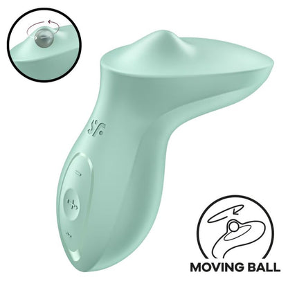 SATISFYER - EXCITERRR LAY-ON CLITORIS MINT VIBRATOR - My naughty haven #