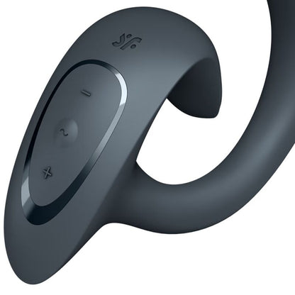 SATISFYER - G FOR GODDESS 1 RABBIT VIBRATOR DARK GRAY - My naughty haven #