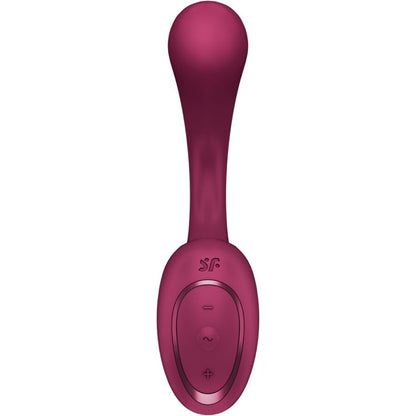 SATISFYER - G FOR GODDESS 2 RABBIT VIBRATOR BOTTLE BORDEAUX - My naughty haven #
