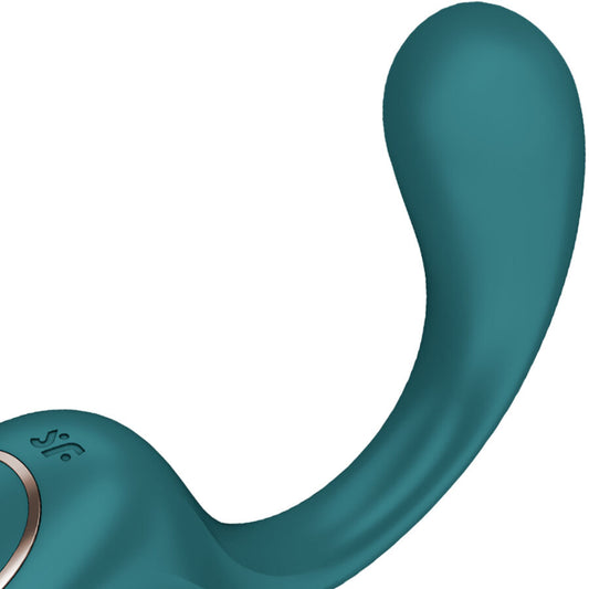 SATISFYER - G FOR GODDESS 2 RABBIT VIBRATOR BOTTLE GREEN - My naughty haven #