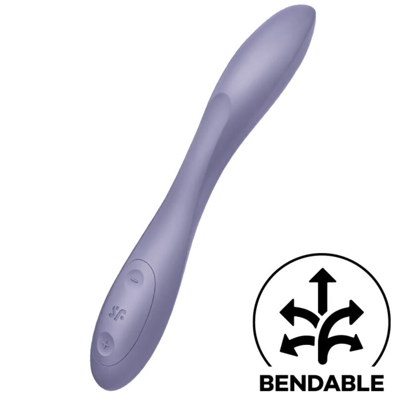 SATISFYER - G-SPOT FLEX 2 MULTI VIBRATOR PURPLE - My naughty haven #