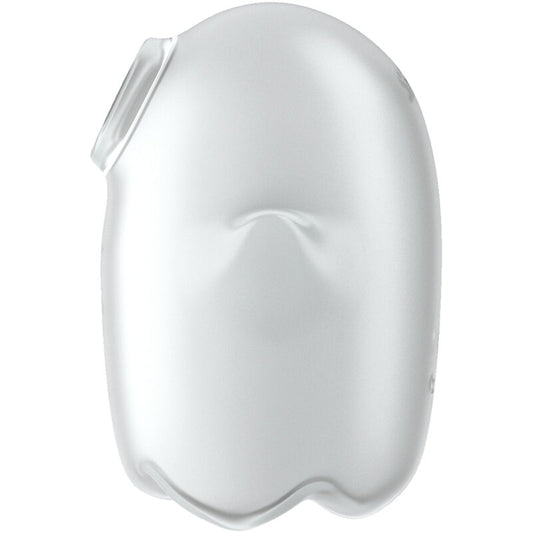 SATISFYER - GLOWING GHOST AIR PULSE & VIBRATOR WHITE - My naughty haven #