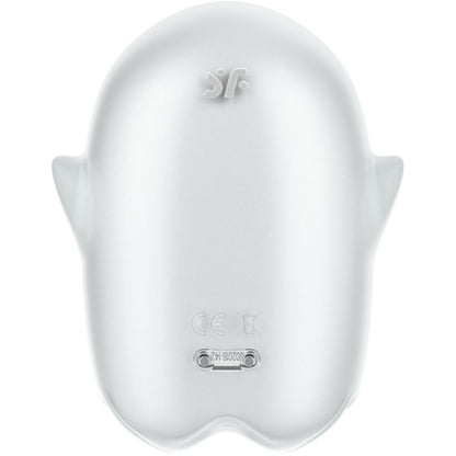 SATISFYER - GLOWING GHOST AIR PULSE & VIBRATOR WHITE - My naughty haven #