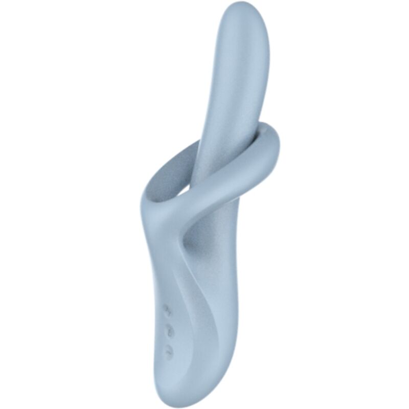 SATISFYER - HEAT FLEX 4 HEAT EFFECT VIBRATOR 12 VIBRATIONS BLUE - My naughty haven #