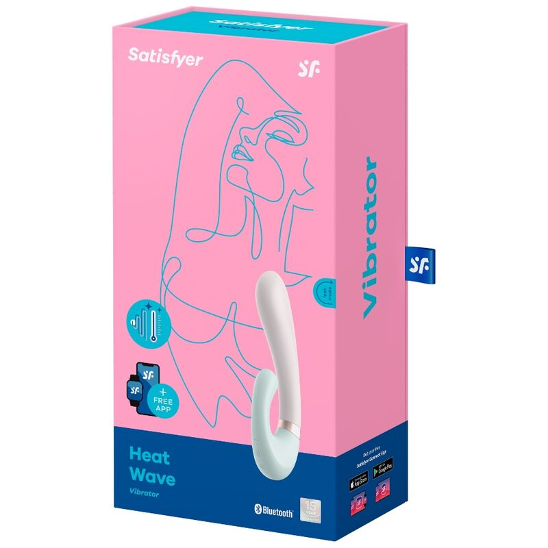 SATISFYER - HEAT WAVE VIBRATOR APP PINK - My naughty haven #