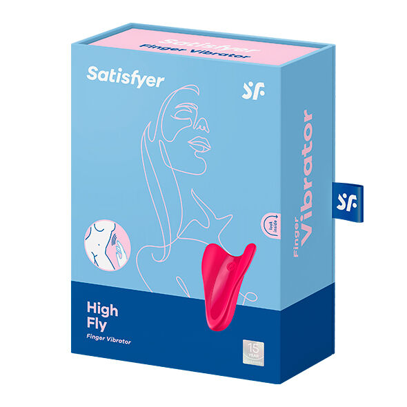 SATISFYER - HIGH FLY FINGER VIBRATOR FUCHSIA - My naughty haven #