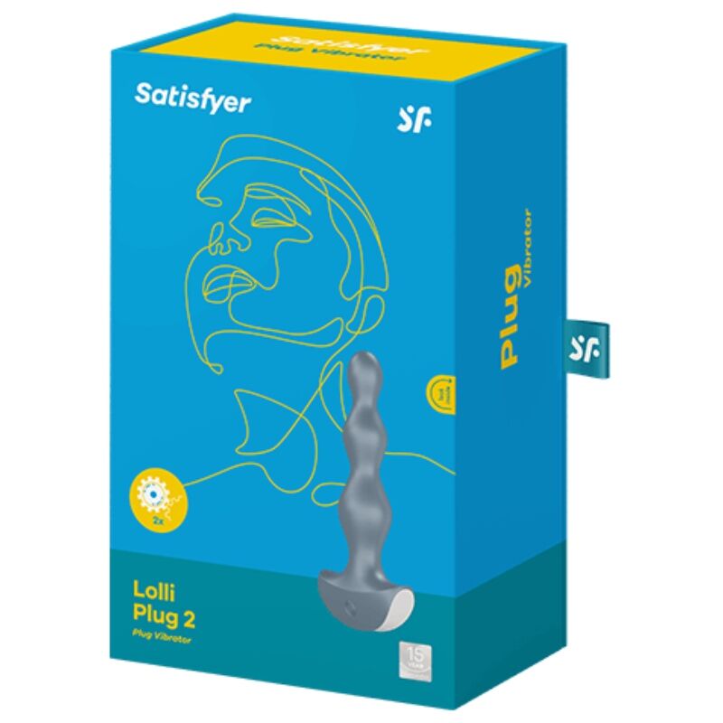 SATISFYER - LOLLI PLUG 2 PLUG VIBRATOR GREEN - My naughty haven #