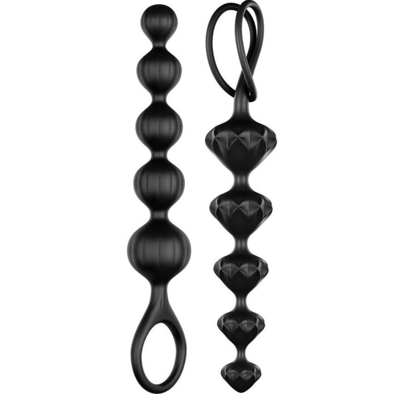 SATISFYER - LOVE BEADS BLACK - My naughty haven #
