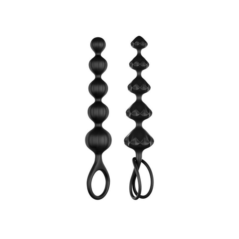 SATISFYER - LOVE BEADS BLACK - My naughty haven #