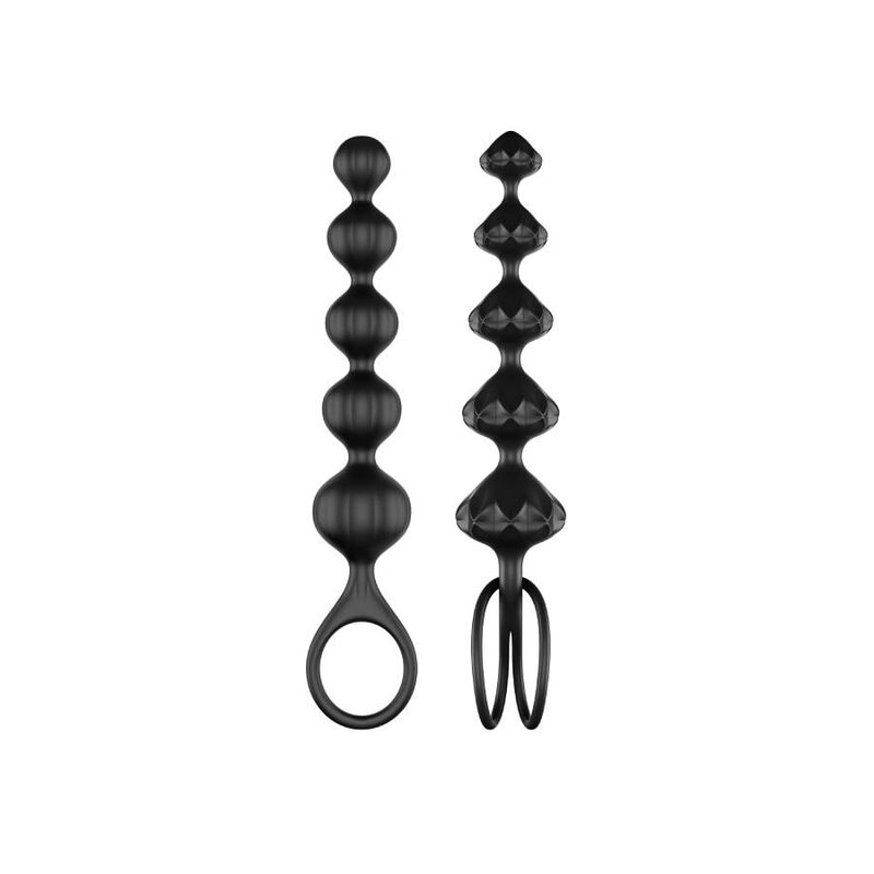SATISFYER - LOVE BEADS BLACK - My naughty haven #