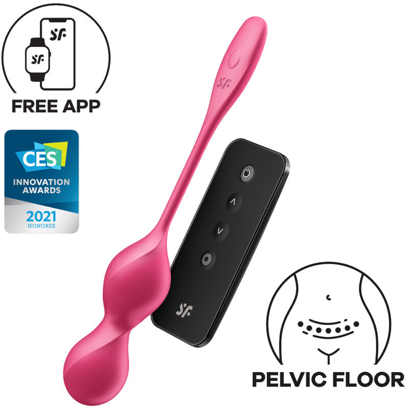 SATISFYER - LOVE BIRDS 2 VIBRATING KEGEL BALLS + FREE APP - My naughty haven #