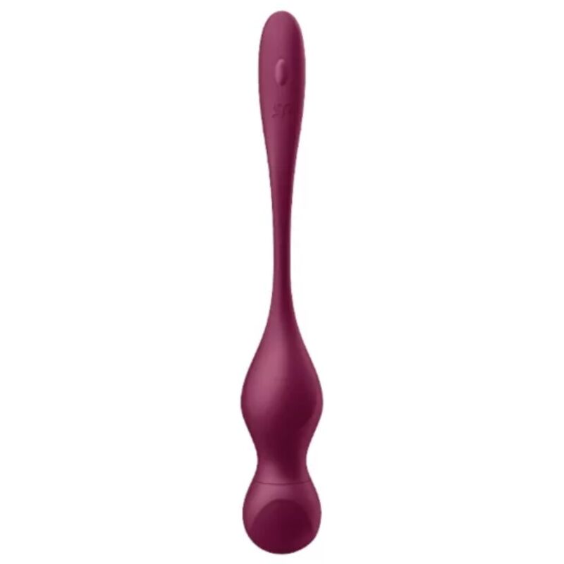 SATISFYER - LOVE BIRDS VARY VIBRATING BALLS FREE APP WINE RED - My naughty haven #