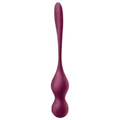 SATISFYER - LOVE BIRDS VARY VIBRATING BALLS FREE APP WINE RED - My naughty haven #