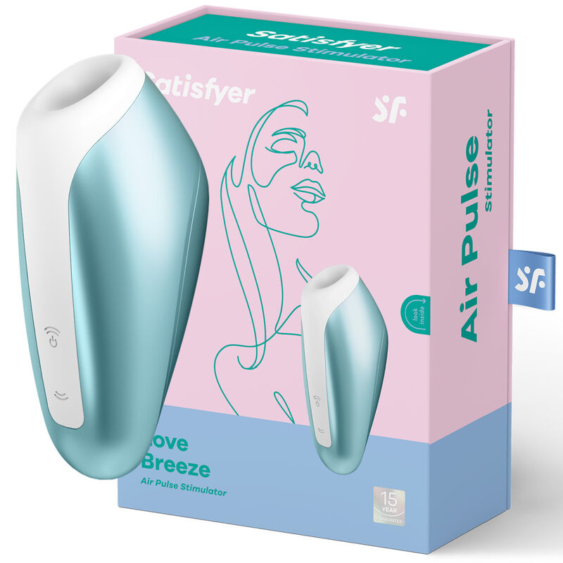 SATISFYER - LOVE BREEZE SUCTIONER ICE BLUE - My naughty haven #