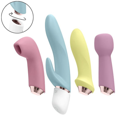 SATISFYER - MARVELOUS FOUR VIBRATOR & AIR PULSE SET - My naughty haven #