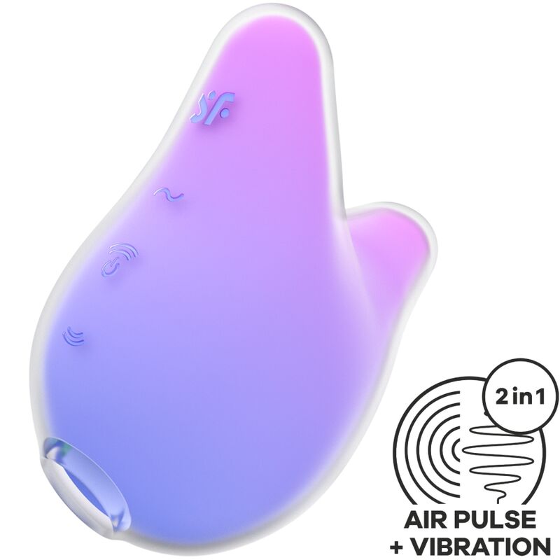 SATISFYER - MERMAID VIBES STIMULATOR & VIBRATOR VIOLET AND PINK - My naughty haven #