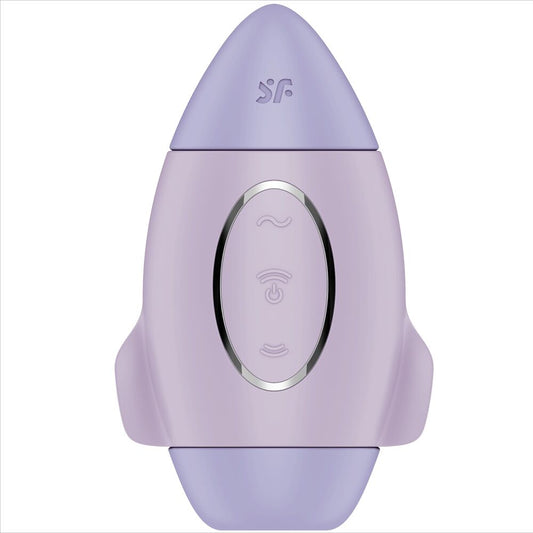 SATISFYER - MISSION CONTROL LILAC SMALL DOUBLE IMPULSE VIBRATOR - My naughty haven #