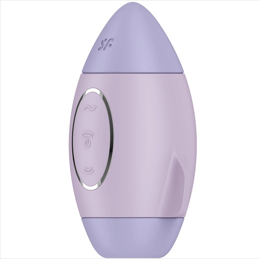 SATISFYER - MISSION CONTROL LILAC SMALL DOUBLE IMPULSE VIBRATOR - My naughty haven #
