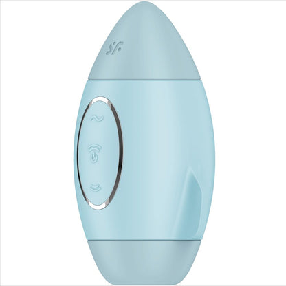 SATISFYER - MISSION CONTROL LILAC SMALL DOUBLE IMPULSE VIBRATOR - My naughty haven #