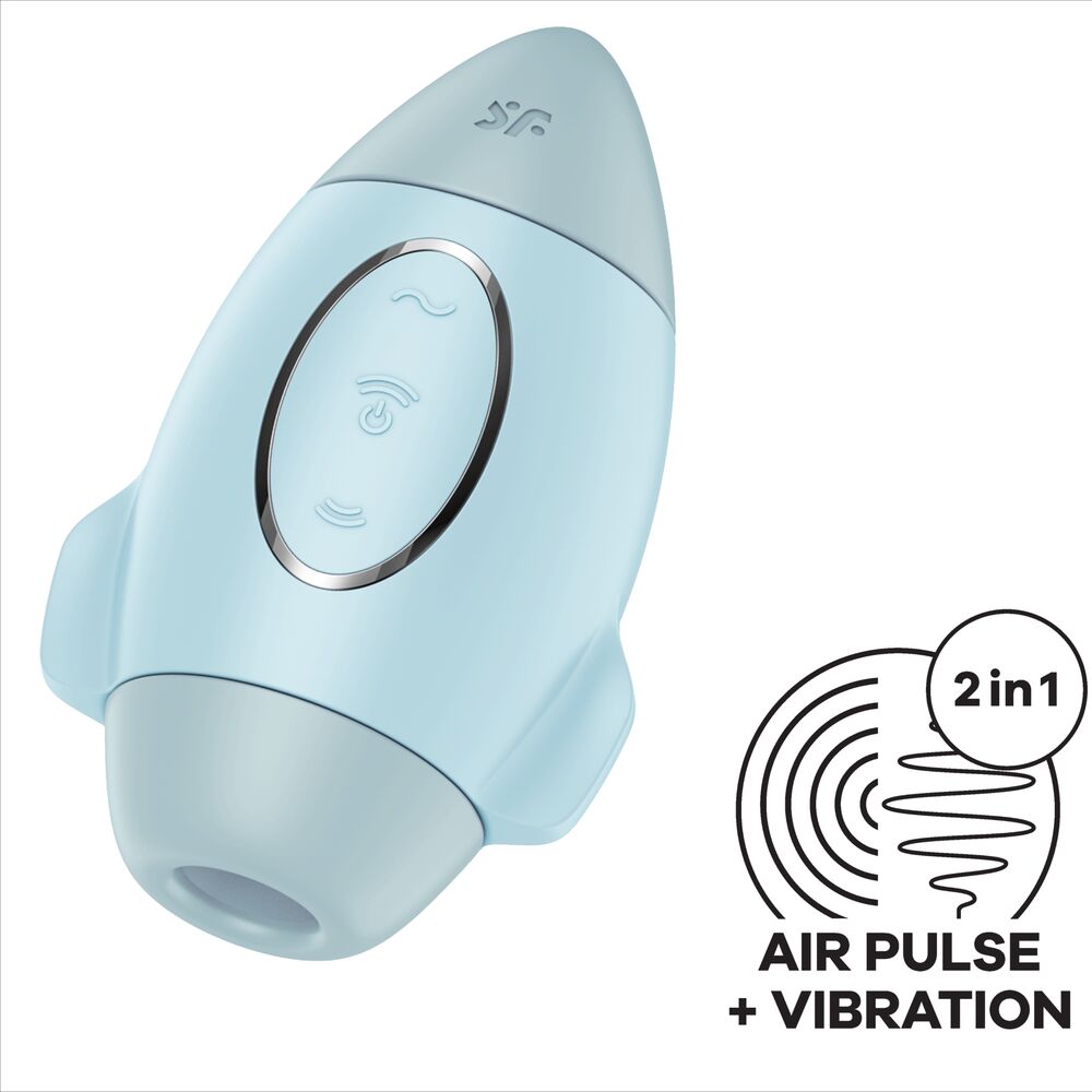 SATISFYER - MISSION CONTROL LILAC SMALL DOUBLE IMPULSE VIBRATOR - My naughty haven #