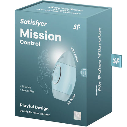 SATISFYER - MISSION CONTROL LILAC SMALL DOUBLE IMPULSE VIBRATOR - My naughty haven #