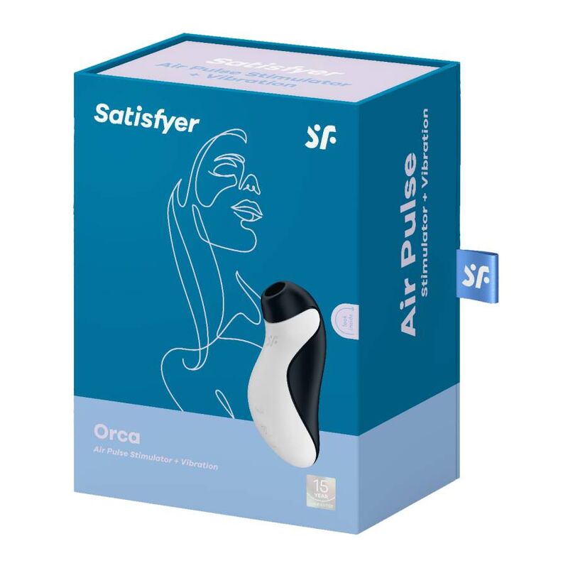 SATISFYER - ORCA AIR PULSE STIMULATOR + VIBRATION - My naughty haven #