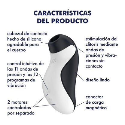 SATISFYER - ORCA AIR PULSE STIMULATOR + VIBRATION - My naughty haven #