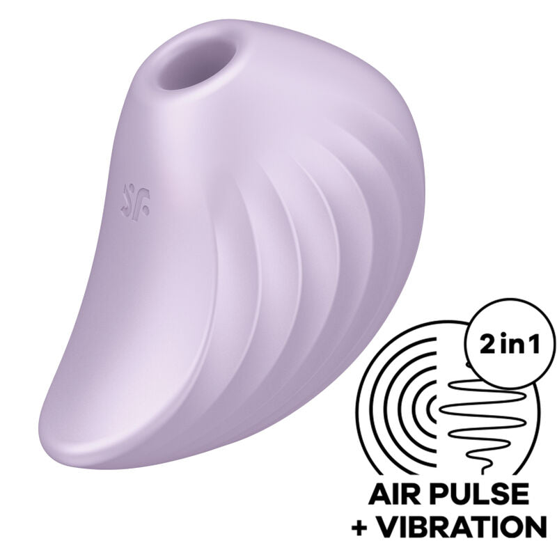 SATISFYER - PEARL DIVER AIR PULSE STIMULATOR & VIBRATOR GREEN - My naughty haven #