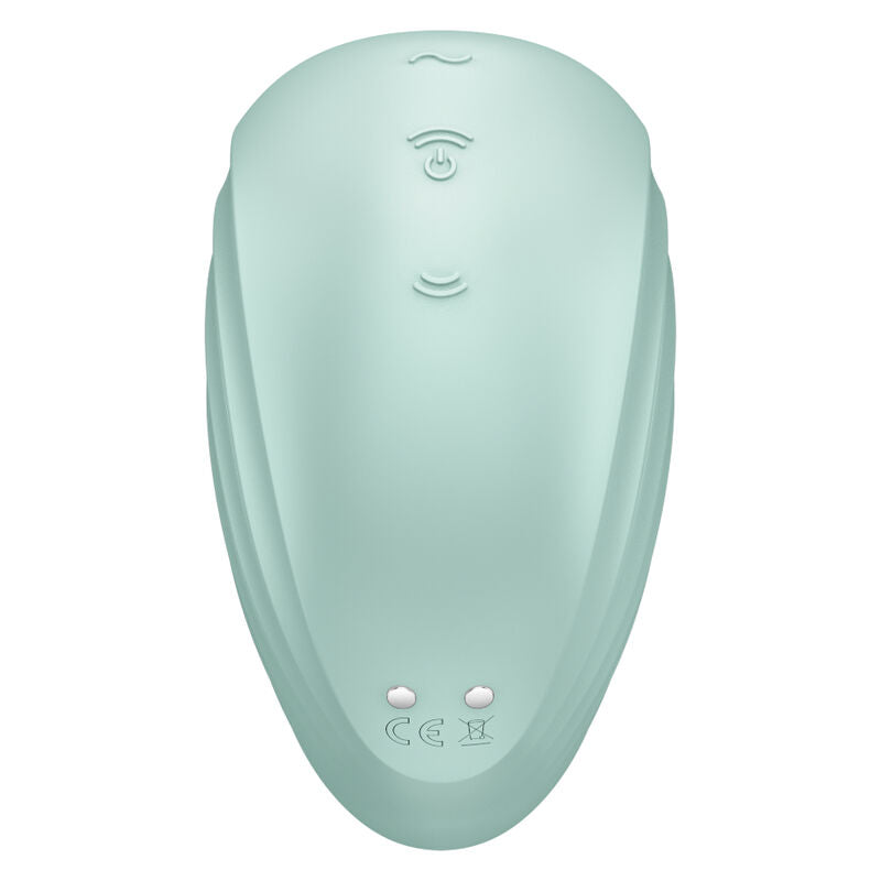 SATISFYER - PEARL DIVER AIR PULSE STIMULATOR & VIBRATOR GREEN - My naughty haven #