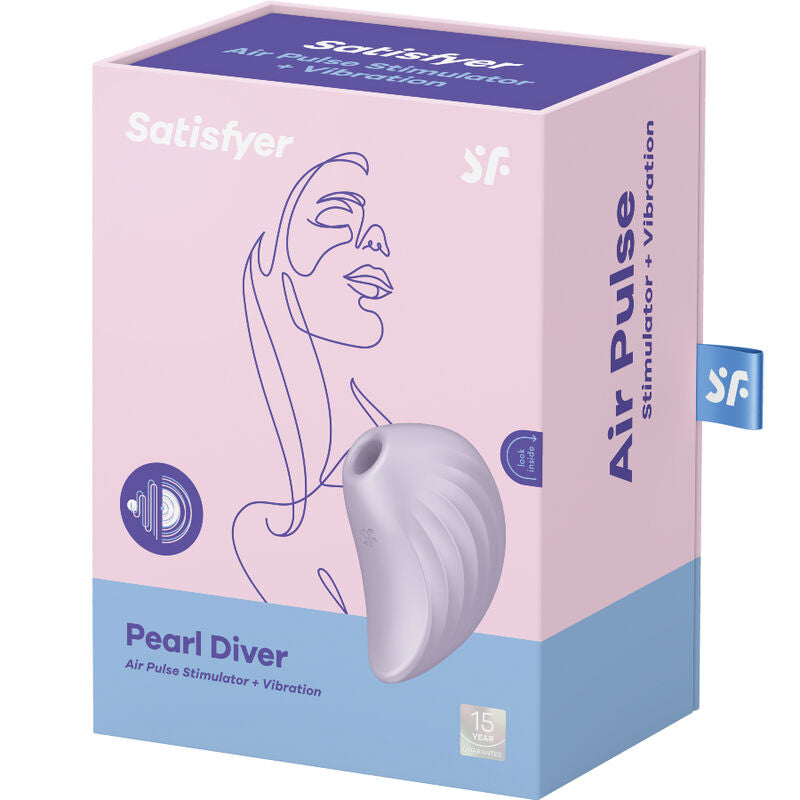 SATISFYER - PEARL DIVER AIR PULSE STIMULATOR & VIBRATOR GREEN - My naughty haven #
