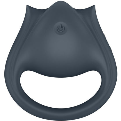 SATISFYER - PERFECT PAIR 2 MULTIVIBRATOR 2 IN 1 PENIS RING AND FINGER STIMULATOR GREY - My naughty haven #